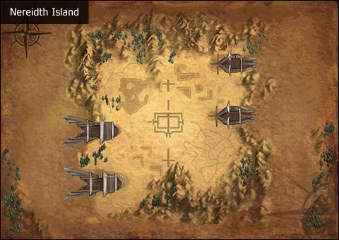 Image of Nereidth Island Map